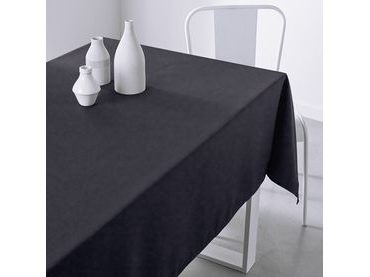 TODAY ubrus Essential 100% polyester Fusain - tm. šedá