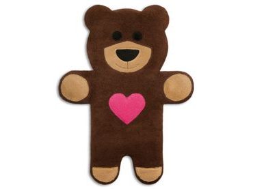 LESCHÍ Hřející polštářek Teddy 36x26cm hnědá