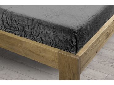 Homeville prostěradlo mikroplyš 90x200 cm šedá