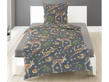 Bierbaum povlečení bavlněný satén 3327 Stripe Yellow 140x200/70x90 cm