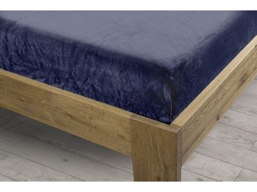 Homeville prostěradlo mikroplyš 180x200 cm tmavě modrá