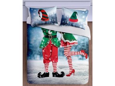 3D italské povlečení 100% bavlna Canella pomeranč & hřebíček