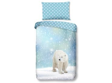 Flanelové povlečení Good Morning 6947 Ice Bear 140x200/70x90 cm