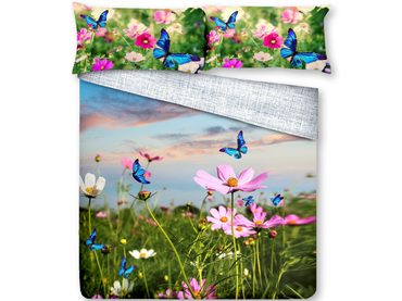 3D italské povlečení 100% bavlna Canella pomeranč & hřebíček