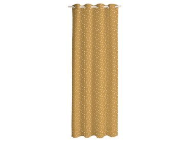 TODAY KIDS dekorační závěs s oky 140x240 cm - ocre