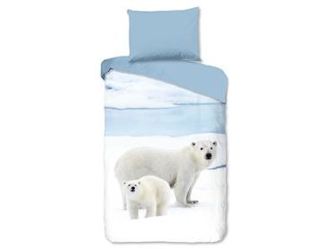 Flanelové povlečení Good Morning Care 140x200/70x90 cm