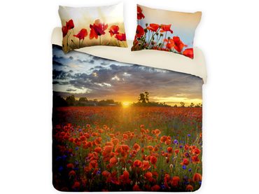 3D italské povlečení 100% bavlna Canella pomeranč & hřebíček