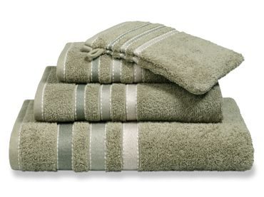 Vandyck Ručník Prestige Lines Smoke green