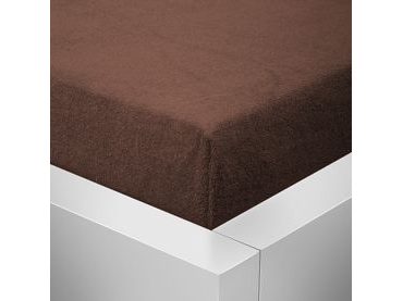 Homeville froté prostěradlo české výroby čokoláda 30cm výška