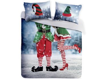 3D italské povlečení 100% bavlna Elfie selfie 220x200 + 2x70x90 cm