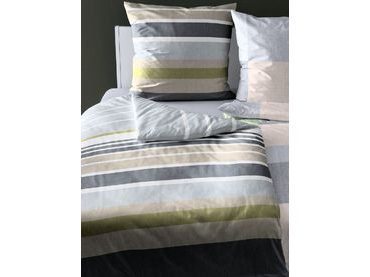 Bierbaum povlečení flanelové 6699 Stripe Olive 140x200/70x90 cm