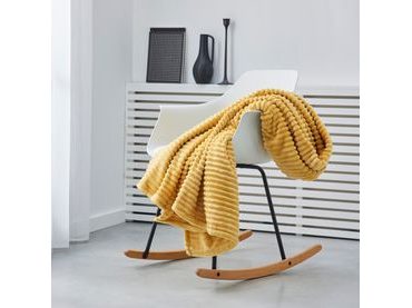 TODAY pléd Ribbed 150x200 cm Ocre