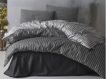 Cottonbox povlečení bambusovo-bavlněný satén Antrasit