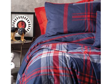 Bierbaum povlečení bavlněný satén 6699 Stripe Berries 140x200/70x90 cm