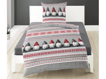 Bierbaum povlečení flanelové 3746 Pixies Red 140x200/70x90 cm