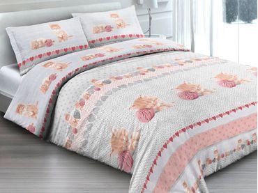 Italské povlečení 100% bavlna Gatti - koťátka