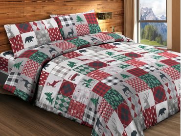 Italské zimní povlečení 100% bavlna Aspen