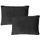 Povlak na polštář italské výroby 100% bavlna - 2 ks černá