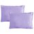 Povlak na polštář italské výroby 100% bavlna - 2 ks fialová