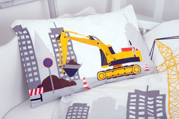 Povlečení pro miminka Stavba 100x135/40x60cm