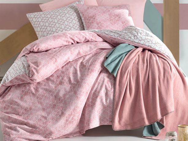 Cottonbox povlečení 100% bavlněné renforcé Geometry Pink