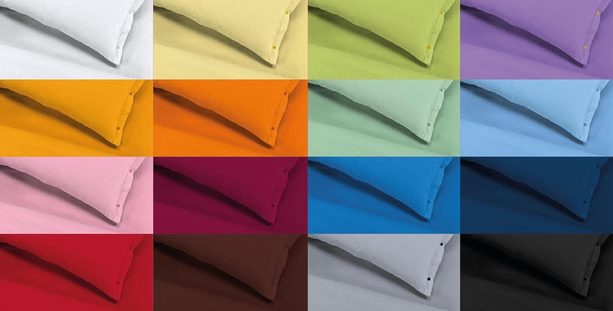 Povlak na polštář italské výroby 100% bavlna - 2 ks sv.šedá