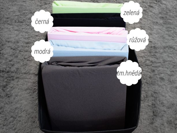 Prostěradlo Sintex LUX s Lycrou tm.hnědé v.30cm