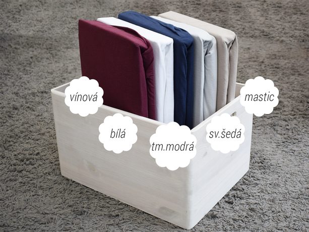 Bierbaum jersey prostěradlo bílá