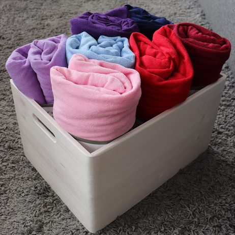 Homeville froté prostěradlo české výroby bordó 30cm výška