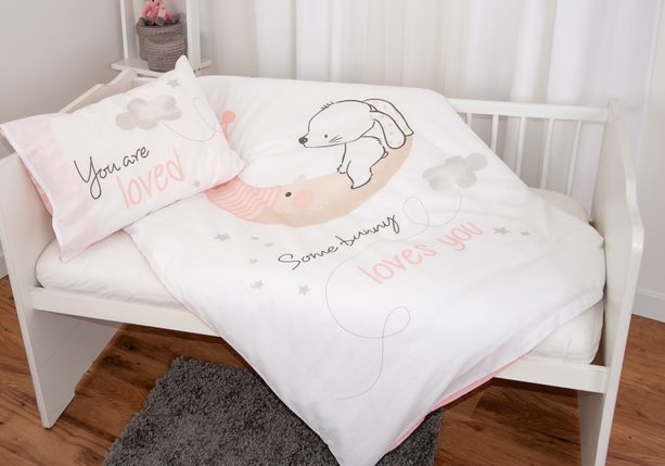 Povlečení pro miminka Králíček 100x135/40x60 cm