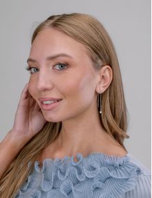 Fülbevaló Resita Silver