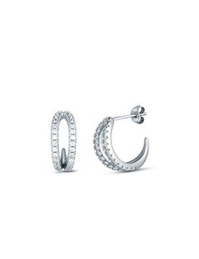 Amity Silver fülbevaló