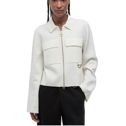 Barbour Alma Knitted Jacket — Ecru