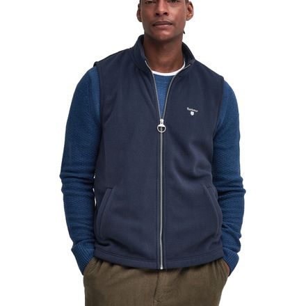 Barbour Essentials Fleece Gilet — Navy