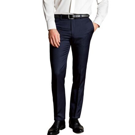 Charles Tyrwhitt Italian Luxury Suit Pants — Dark Navy