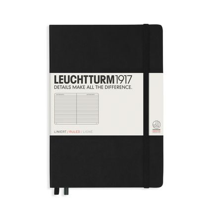 LEUCHTTURM1917 Ruled Medium Hardcover Notebook