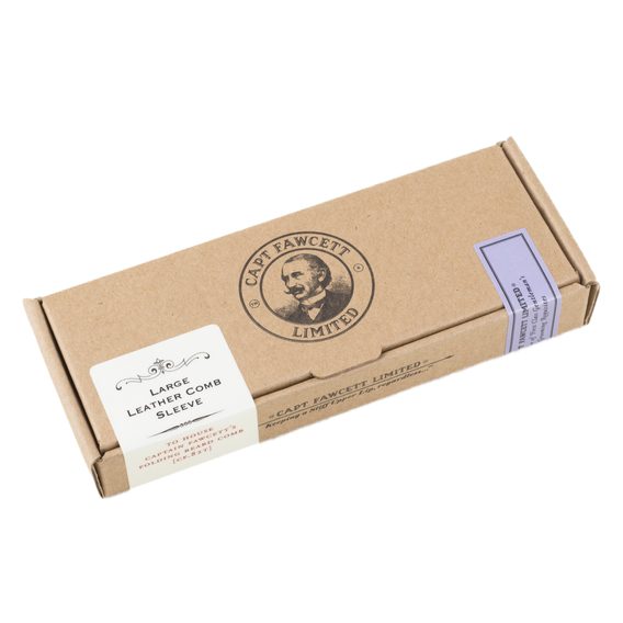 Cpt. Fawcettbőr tok összecsukható szakállfésűhez (CF.82T)
