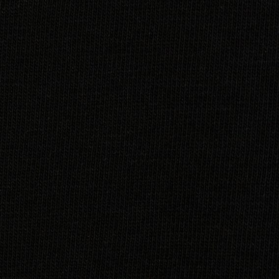 Egyszerű felső John & Paul - fekete (V-neck)