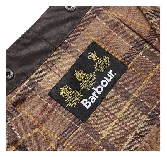 Barbour Waxed Cotton Hood — Olive