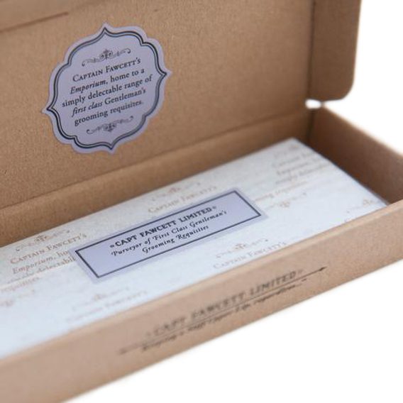 Cpt. Fawcettbőr tok összecsukható szakállfésűhez (CF.82T)