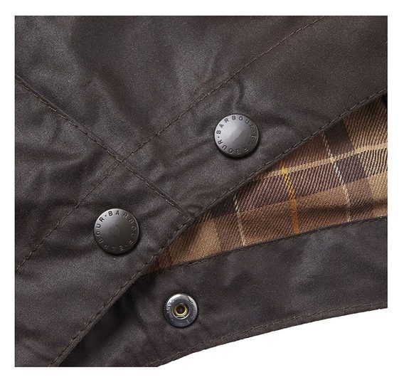 Barbour Waxed Cotton Hood — Olive