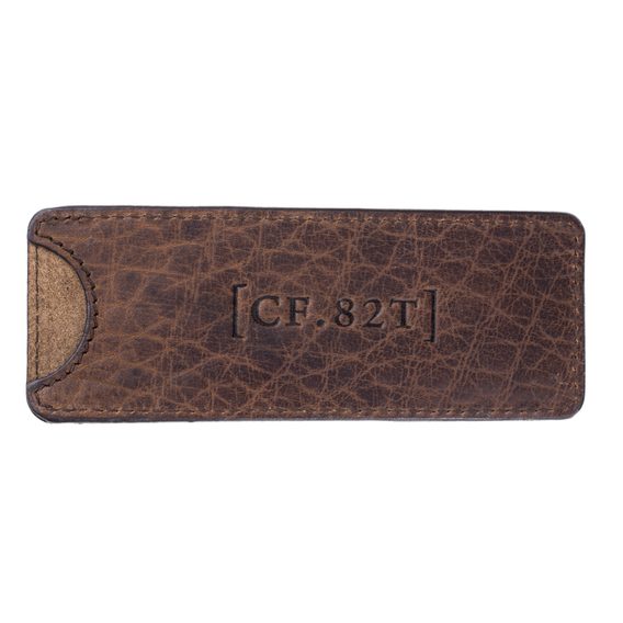 Cpt. Fawcettbőr tok összecsukható szakállfésűhez (CF.82T)