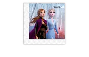Papírové ubrousky FROZEN - Ledové království 33 x 33 cm, 20 ks