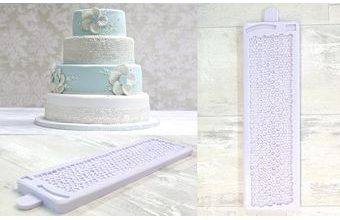 Silikonová forma malé Flitry - Small Sequins Border Karen Davies