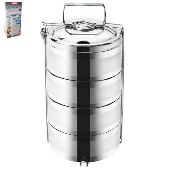 Jídlonosič termo nerez 4 patra, 16 cm 1,1 l