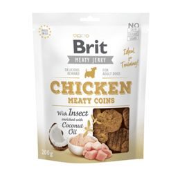 Brit Jerky Pollo con Insecto Monedas de Carne 200g