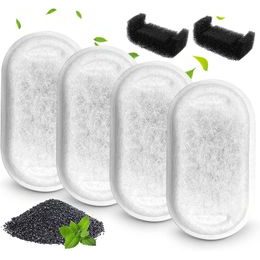 Filtro de repuesto para fuente Petwant PWS 105, 109, 117, 118 - 4 unidades