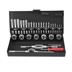 EXTOL PREMIUM závitníky a závitová očka sada 32ks, M3-M12, 29302