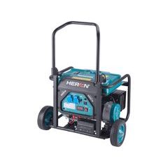 HERON elektrocentrála benzínová, 7,4HP/3,5kW, podvozek, elektrický start, 8896141