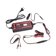 EXTOL PREMIUM autonabíječka 9stupňová, řízená mikroprocesorem, 12V/6V, 4A, 8897302